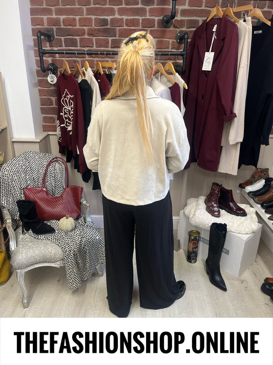 Willow beige faux suede jacket 8-16