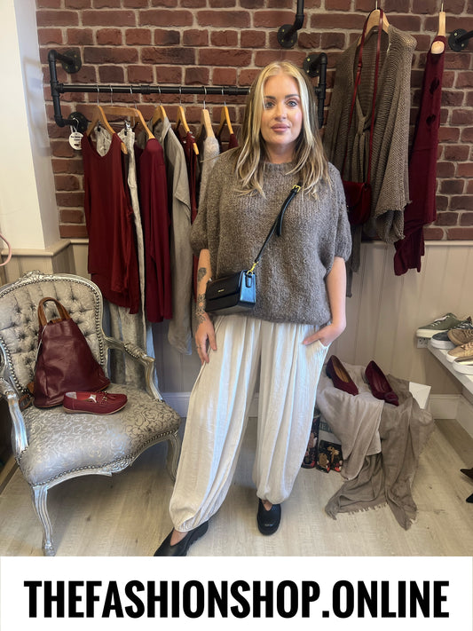 Avril mocha wool mix jumper 10-18