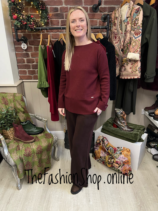 Willow wine soft jumper 10-16