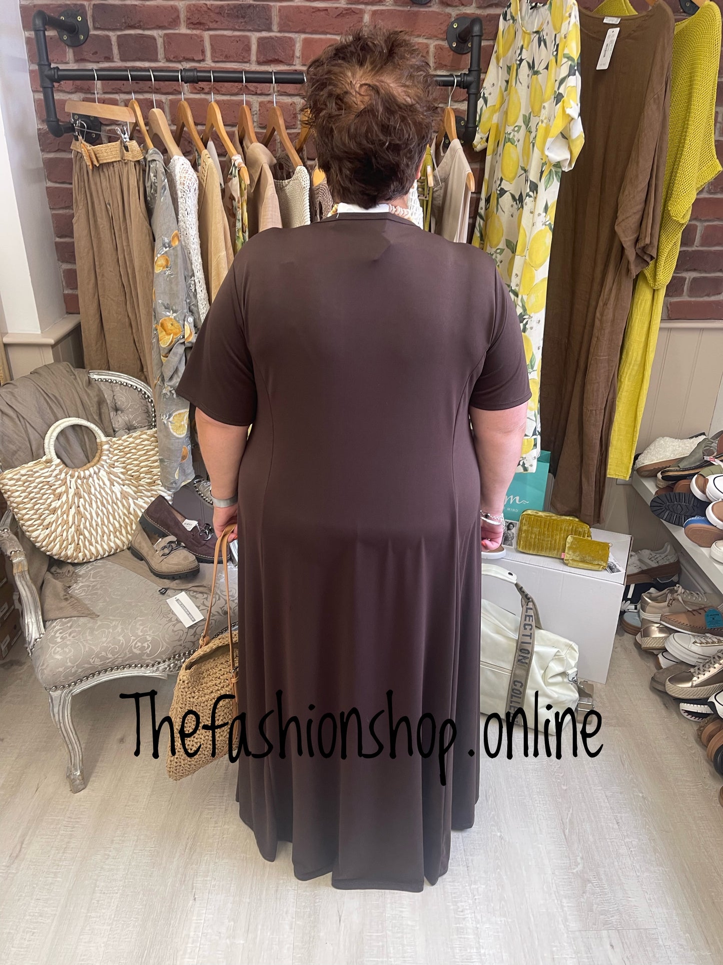 Sasha brown dress 18-24