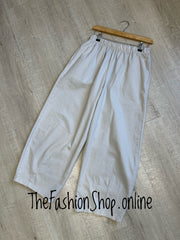 Bethany beige balloon trousers 10-16