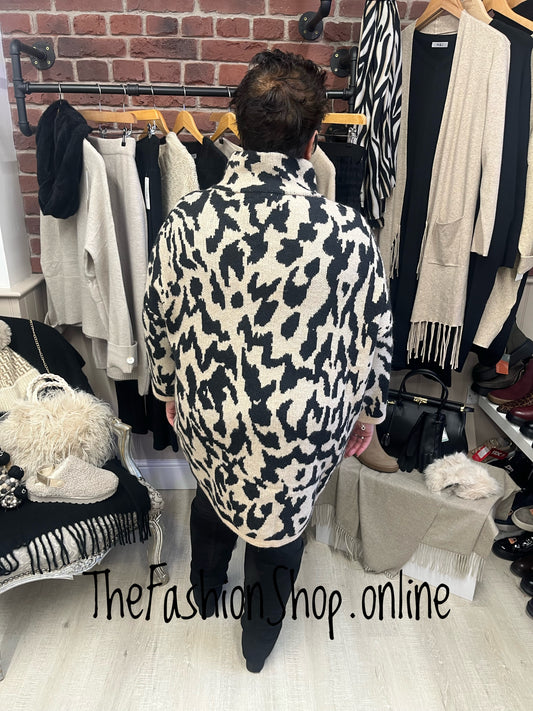 Jenna wool mix high low jumper 14-22