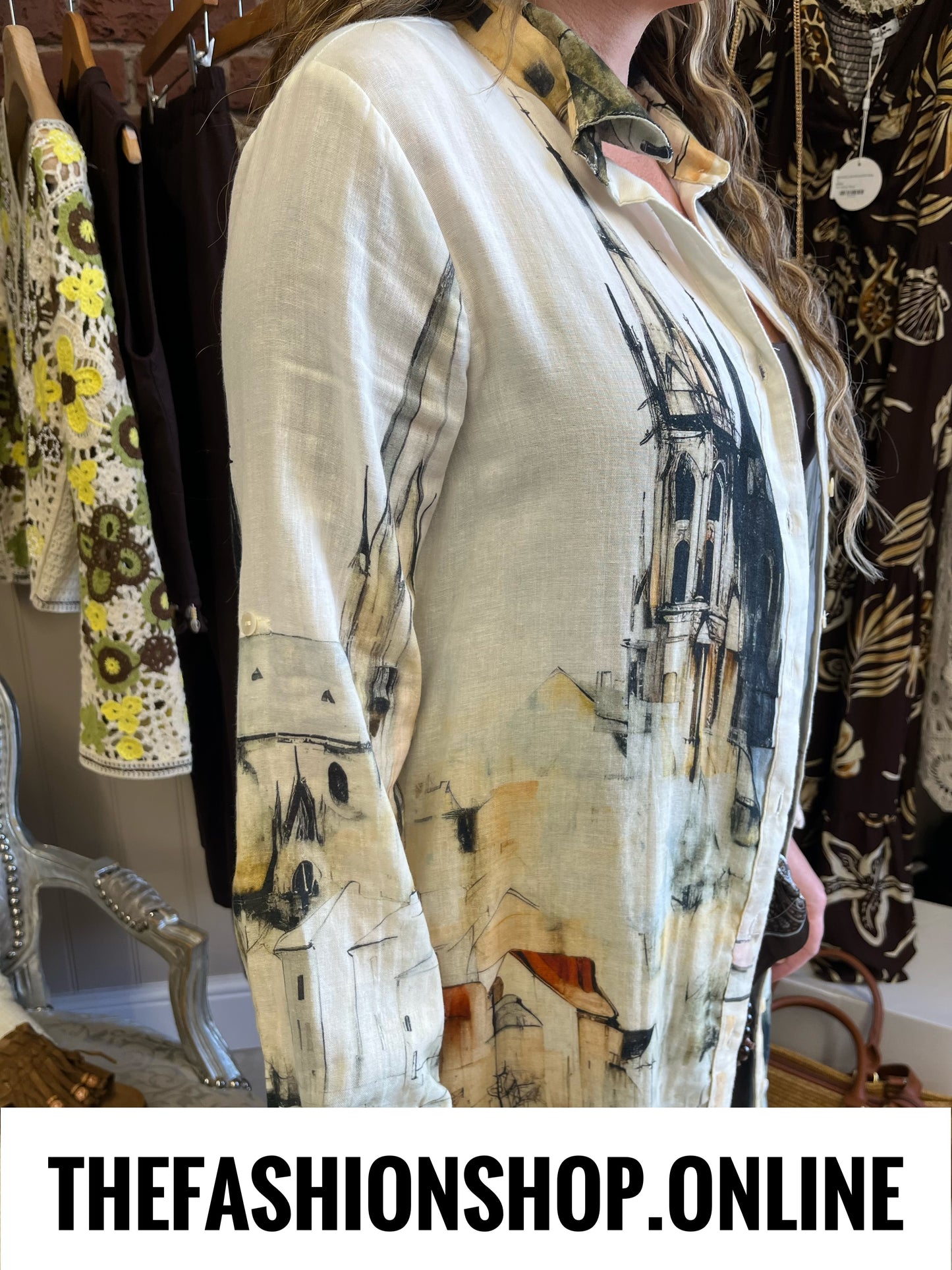 Miranda city print shirt dress sizes 10-16