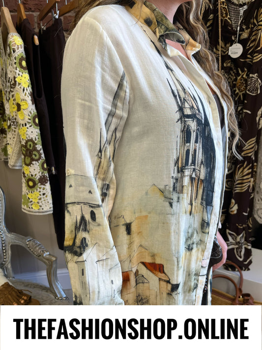 Miranda city print shirt dress sizes 10-16