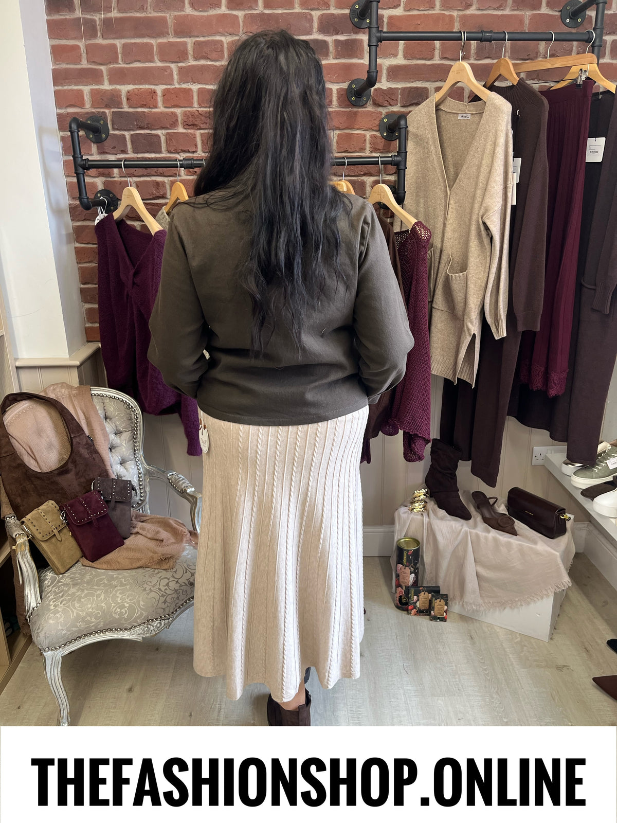 Yasmin brown military jacket 8-14