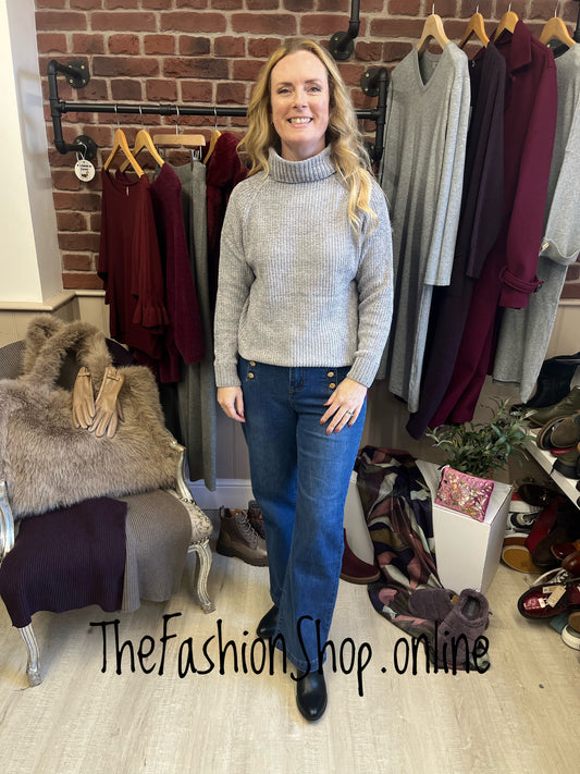 Liv Grey chenille jumper 8-14