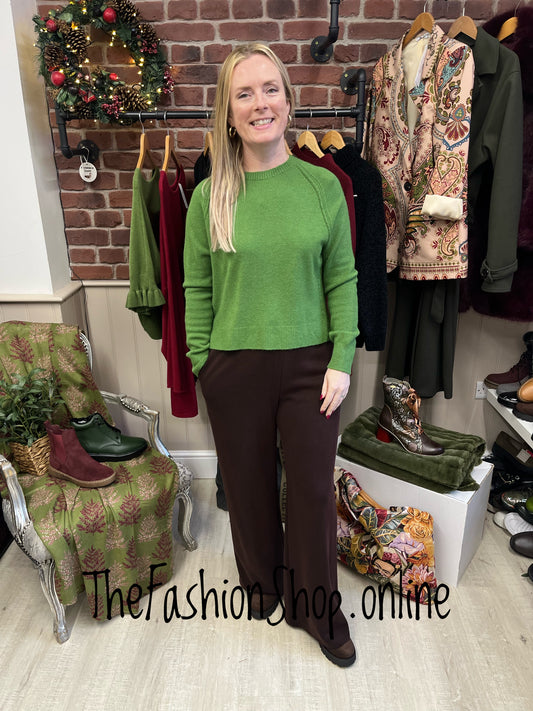 Erika green high low jumper 8-14