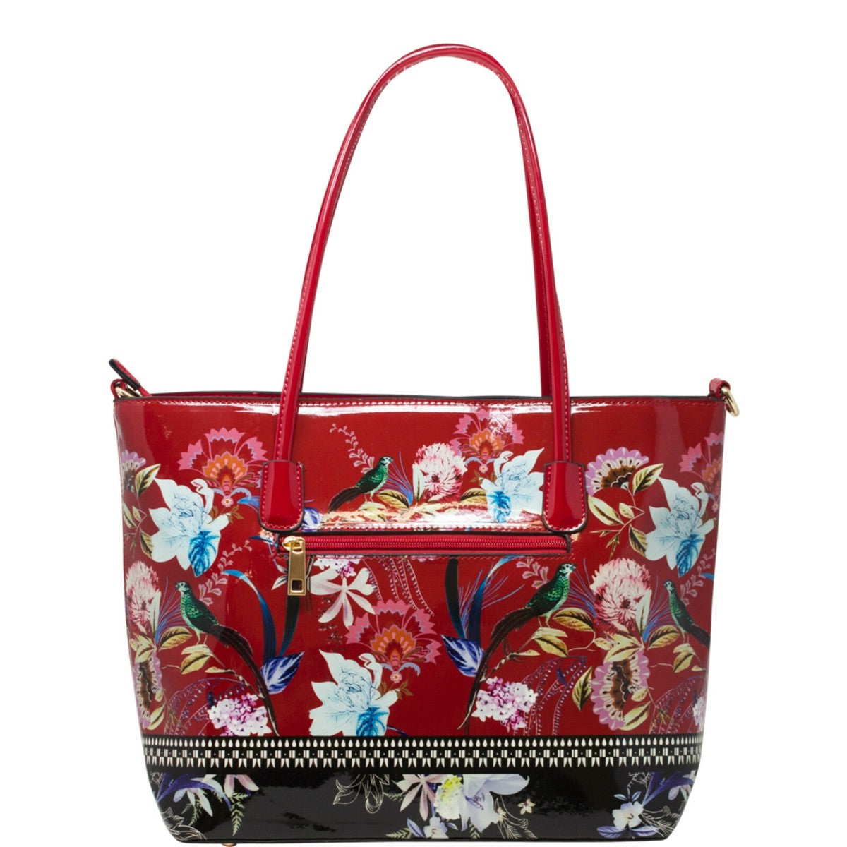 Exotic garden bag in Red