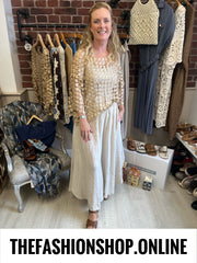 Aurora gold daisy layering top 10-18