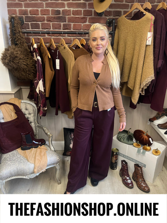 The Balmoral Trousers in Damson 8-14
