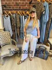 Saloos denim blue T shirt sizes 12-22