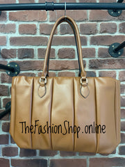 Della large brown shoulder bag