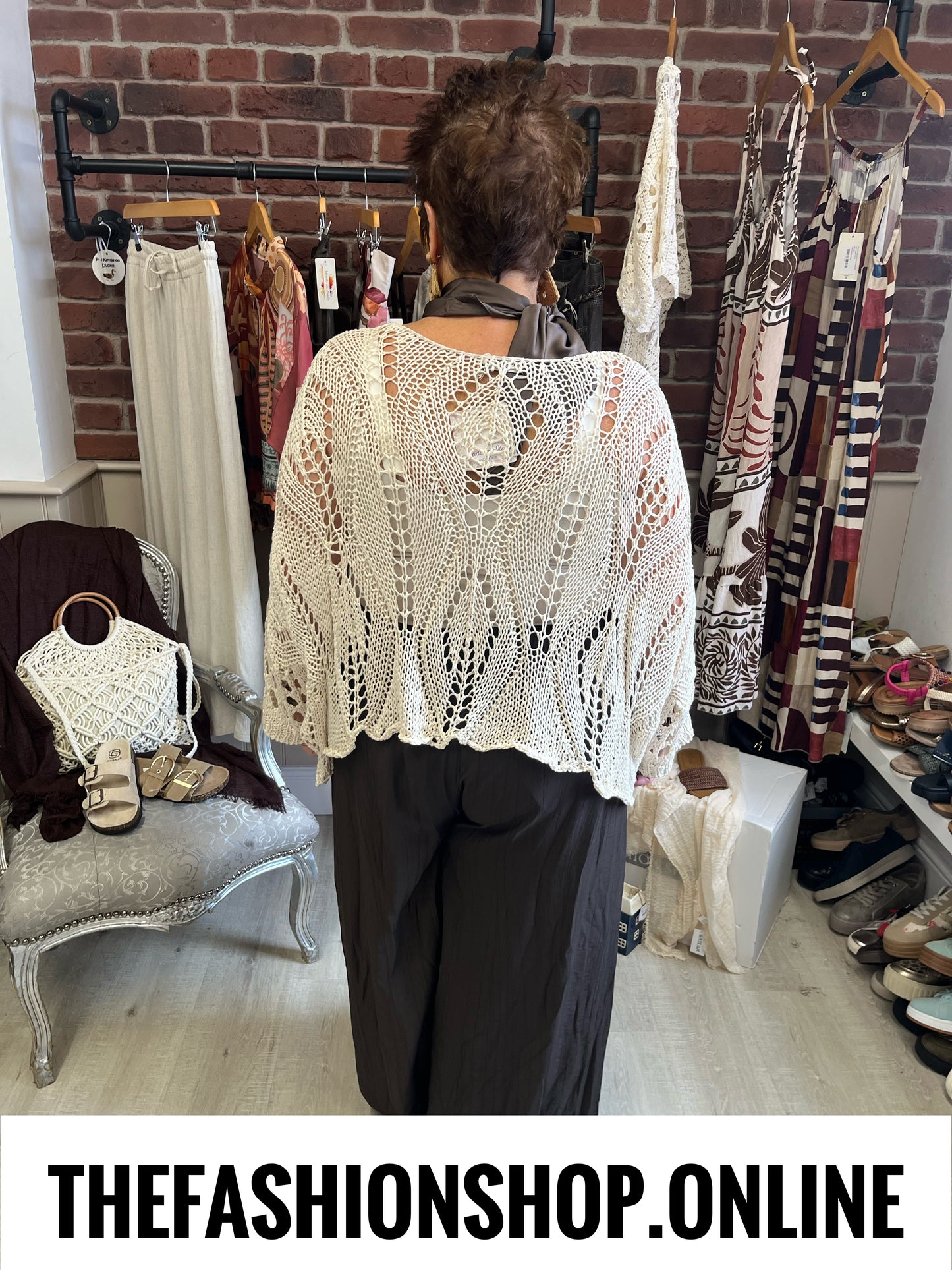 Tammy brown wide leg trousers 10-22