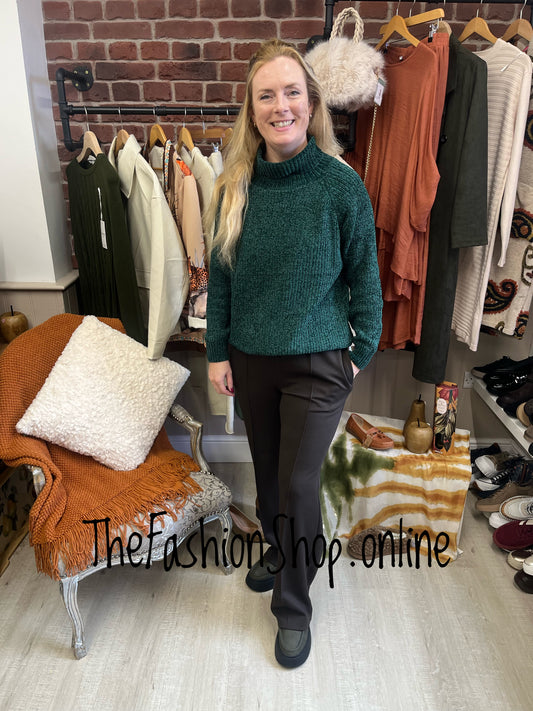 Liv green chenille jumper 8-14