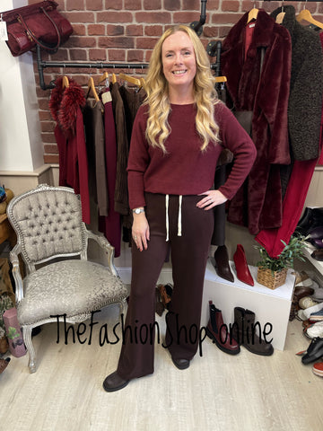 Zena Chocolate Brown Casual Trouser 8-14