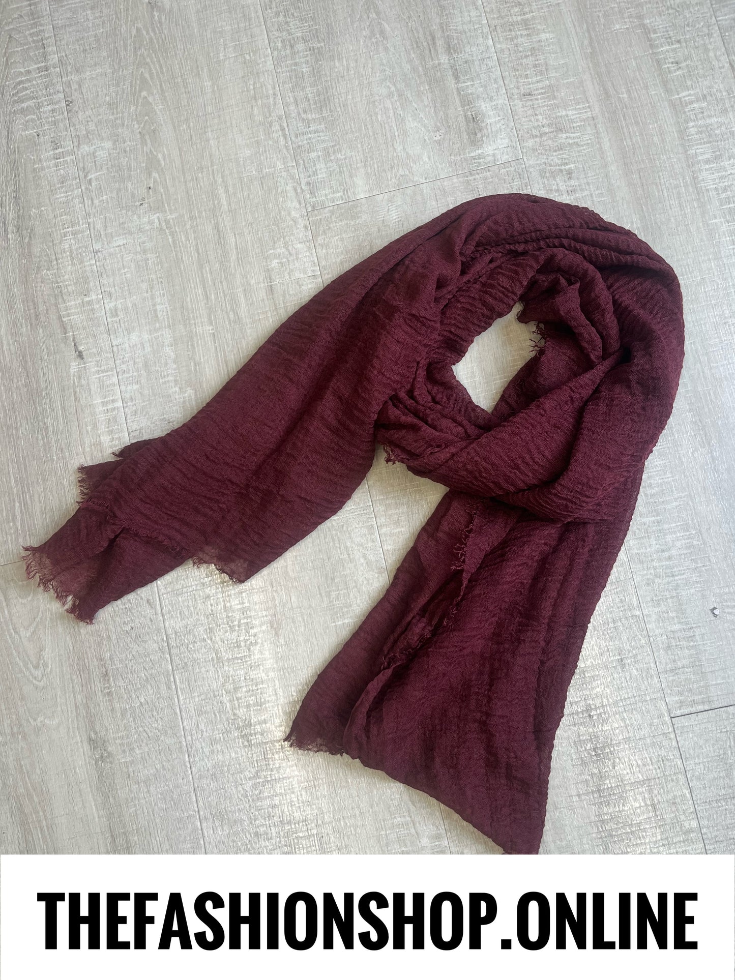 Mulberry fine waffle scarf