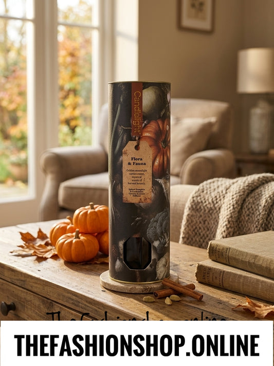 Candlelight Reed Diffuser Flora and Fauna Spiced Pumpkin and Cardamom