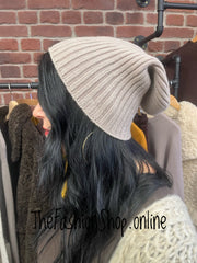 Milan Mocha Ribbed Hat