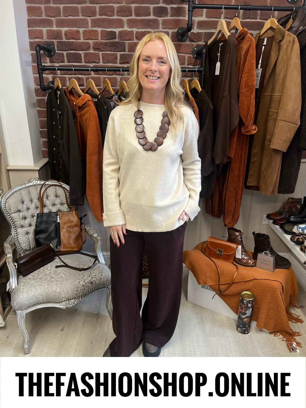 Willow beige soft jumper 10-16