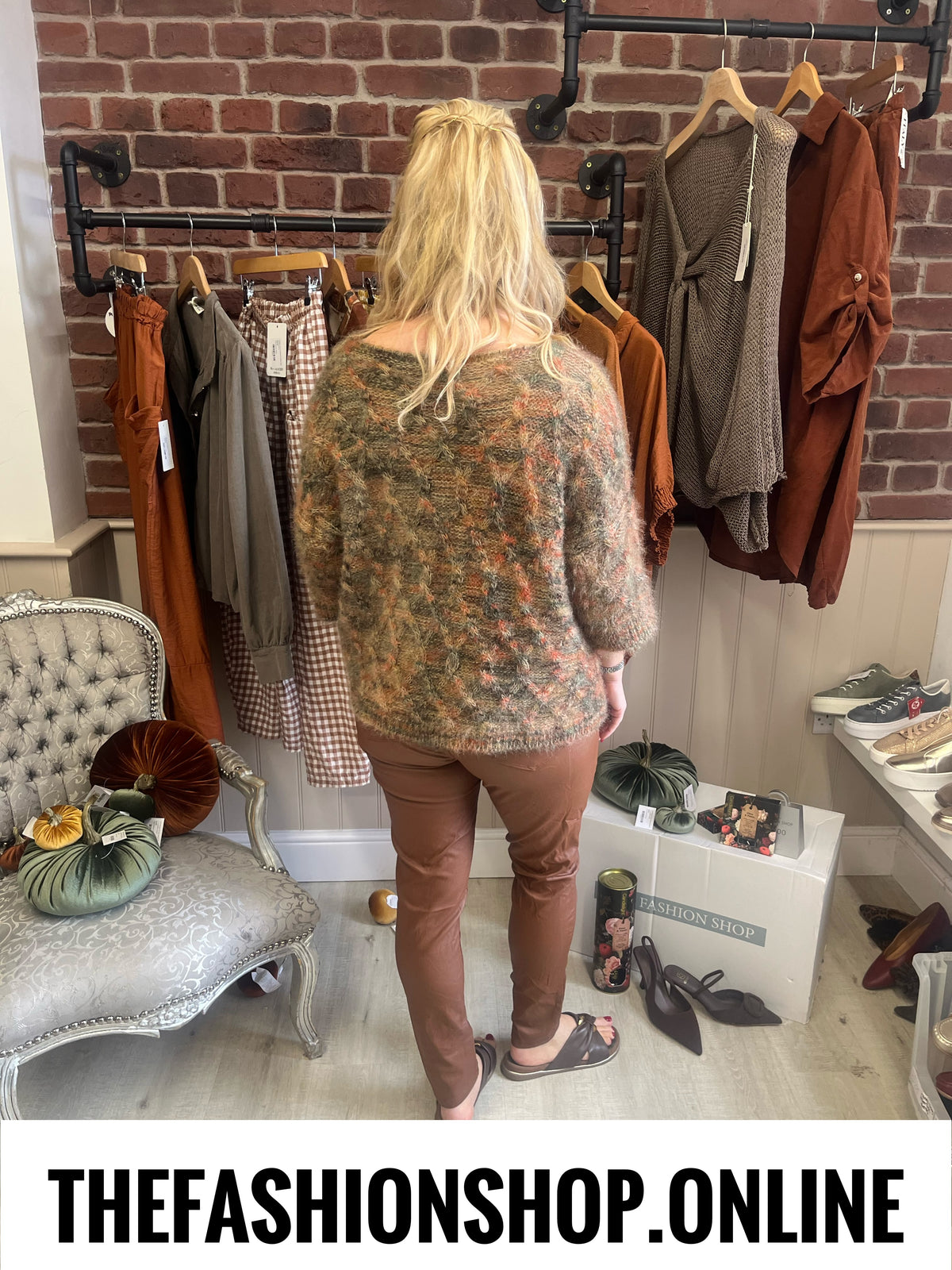 Stevie coloured flecked jumper 10-18