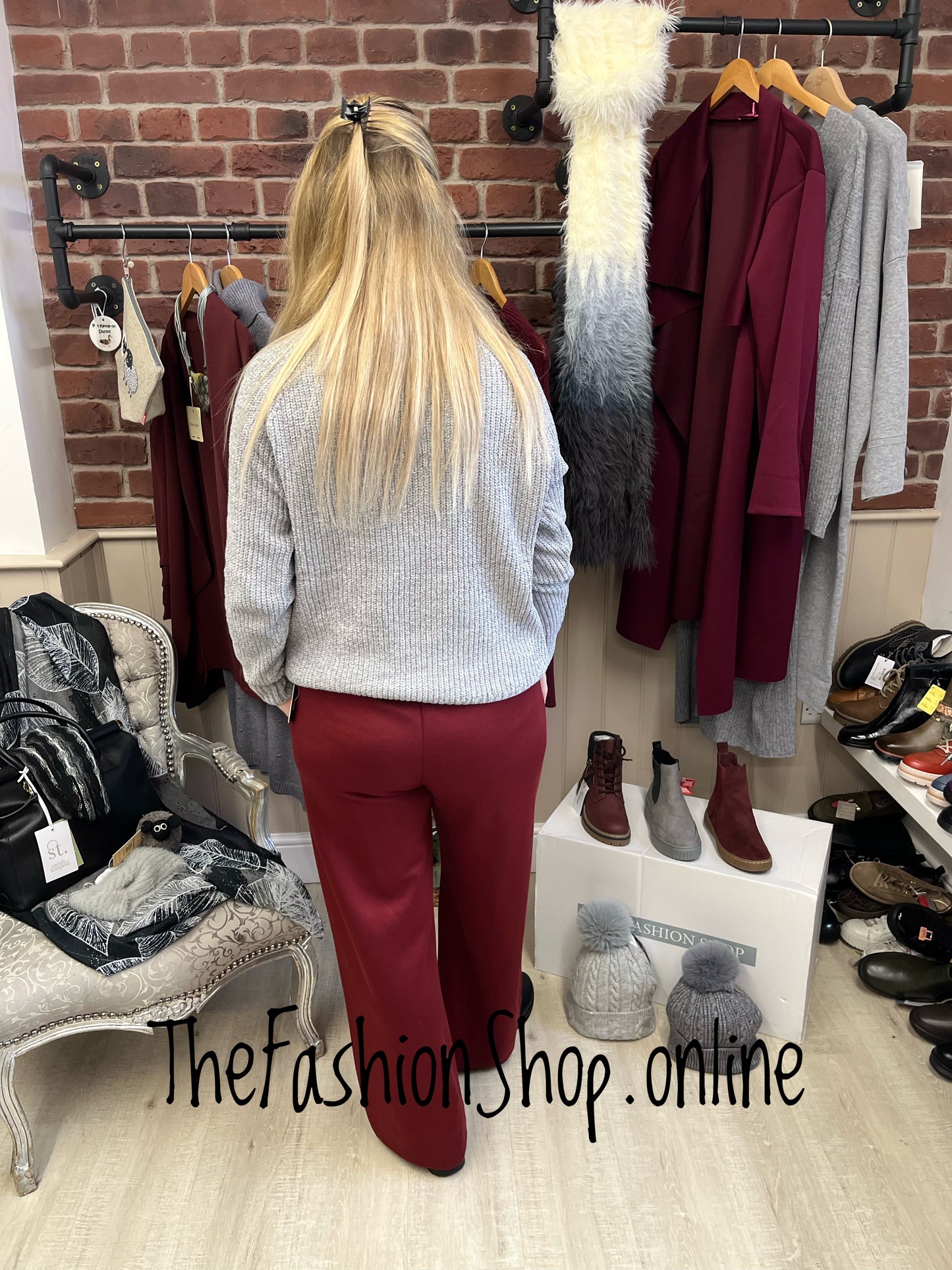 Liv Grey chenille jumper 8-14