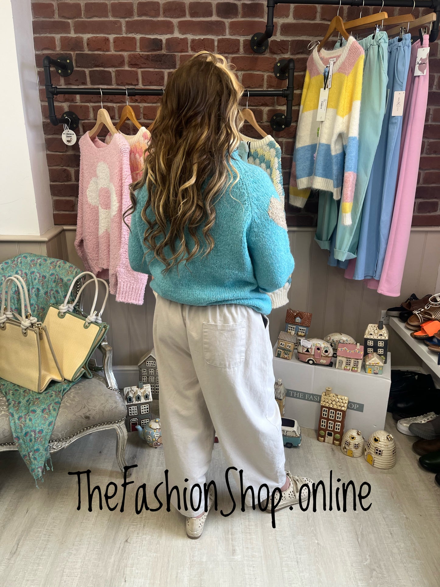 Kendra jade wool mix heart jumper 10-16