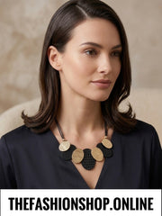 Gold Eclipse Necklace