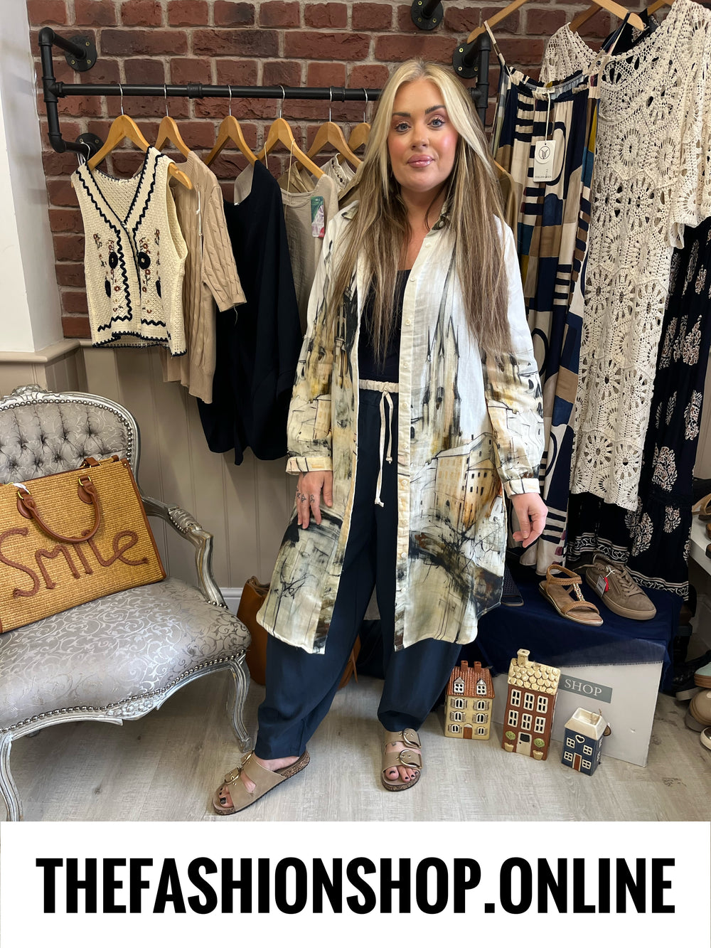 Miranda city print shirt dress sizes 10-16