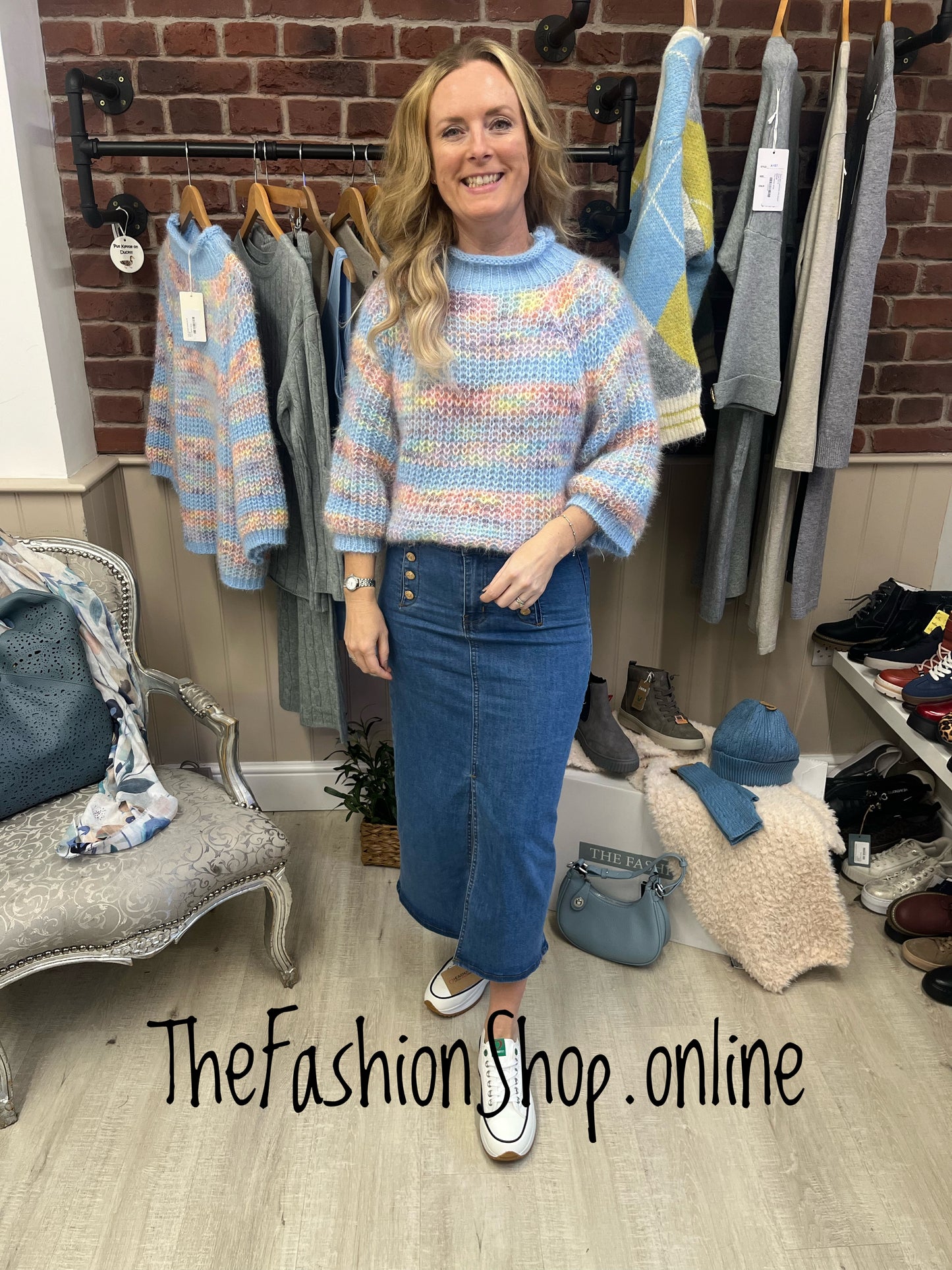 Lyla rainbow jumper 8-16