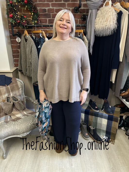 Milan mocha oversized jumper 16-24