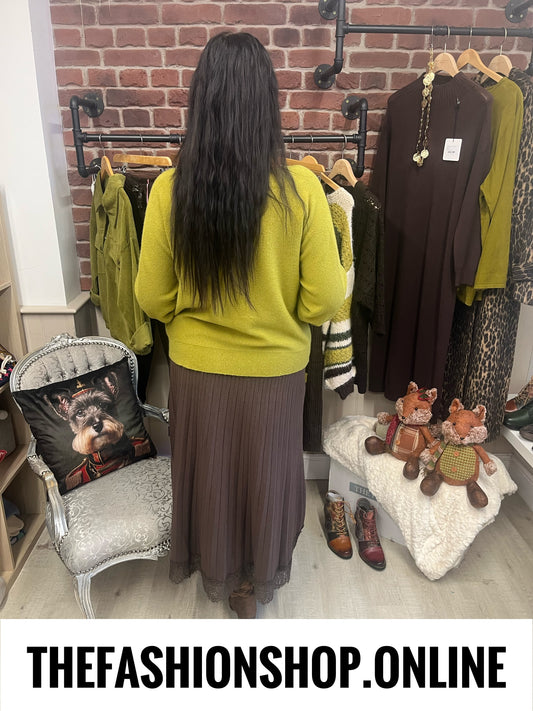 Nicole olive jumper 10-18