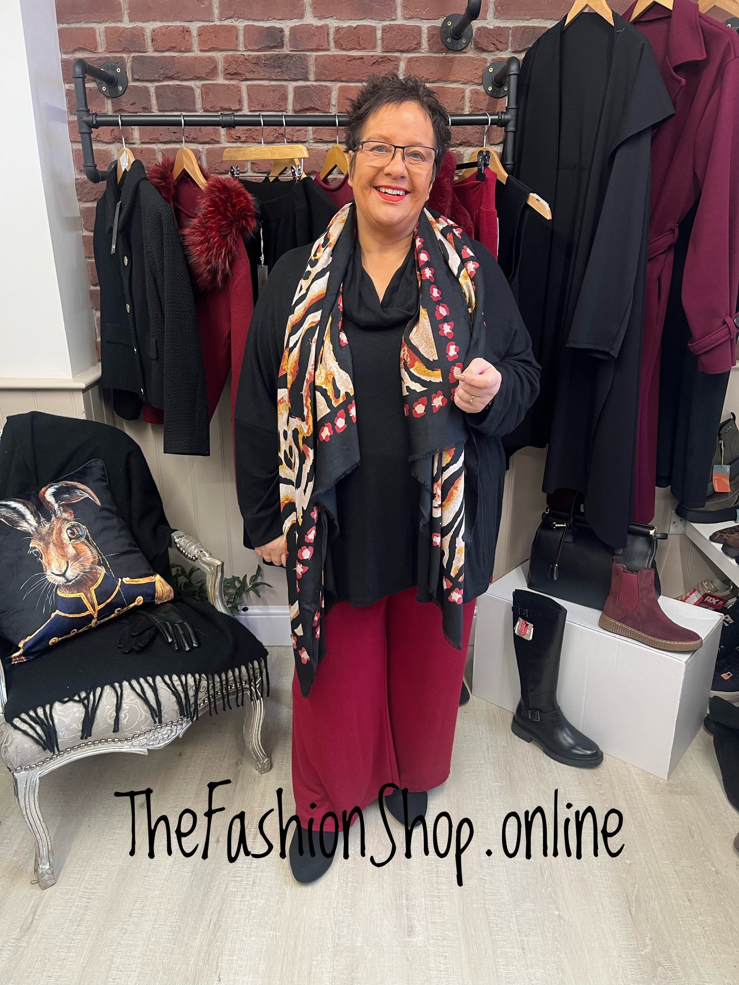 Athena Wine Trousers 16-22