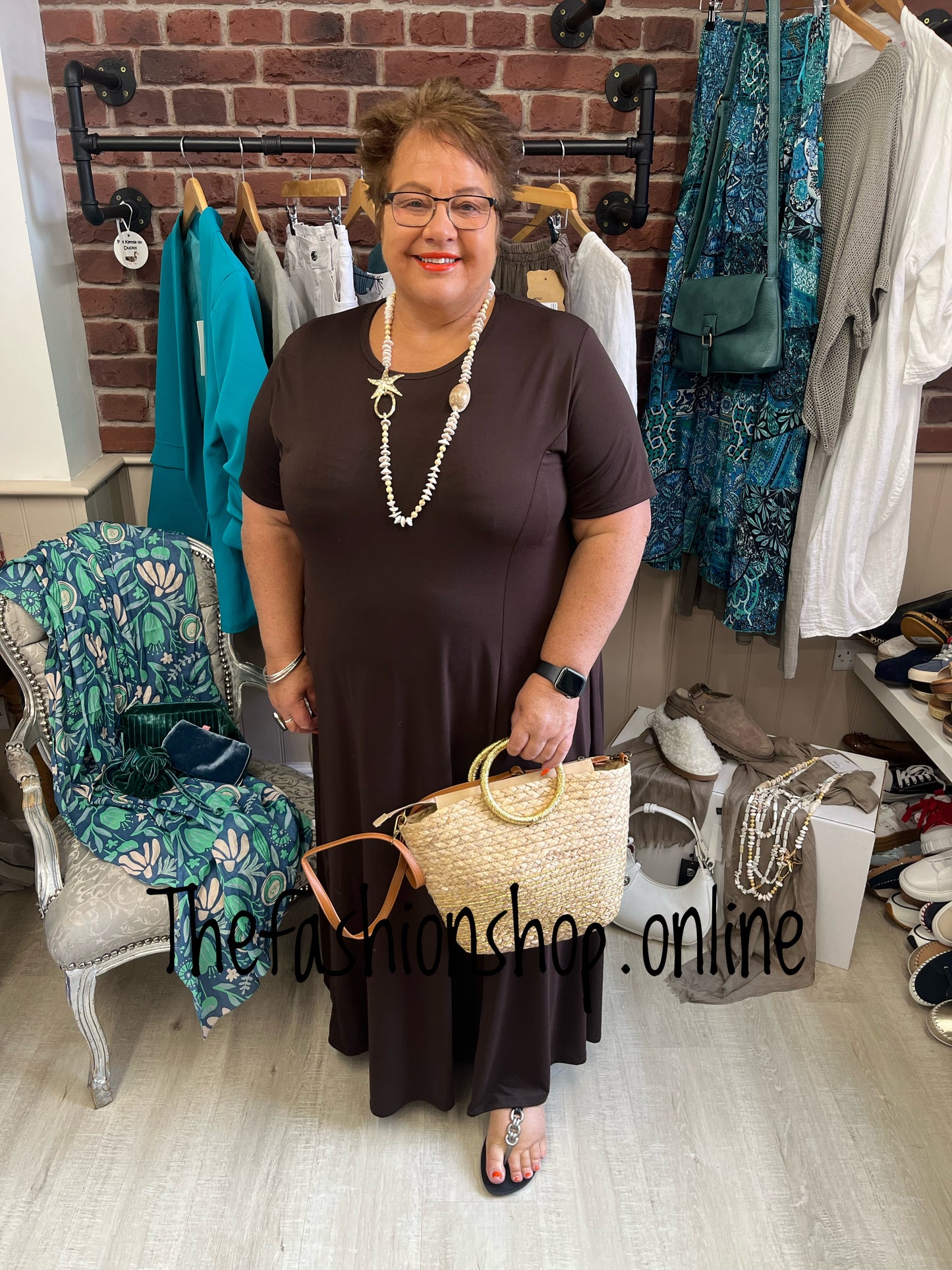 Sasha brown dress 18-24