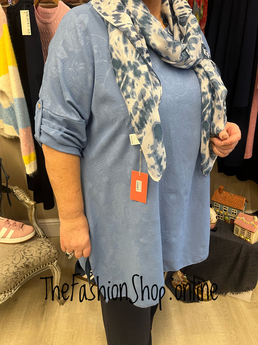 Maria denim blue swing top 16-22