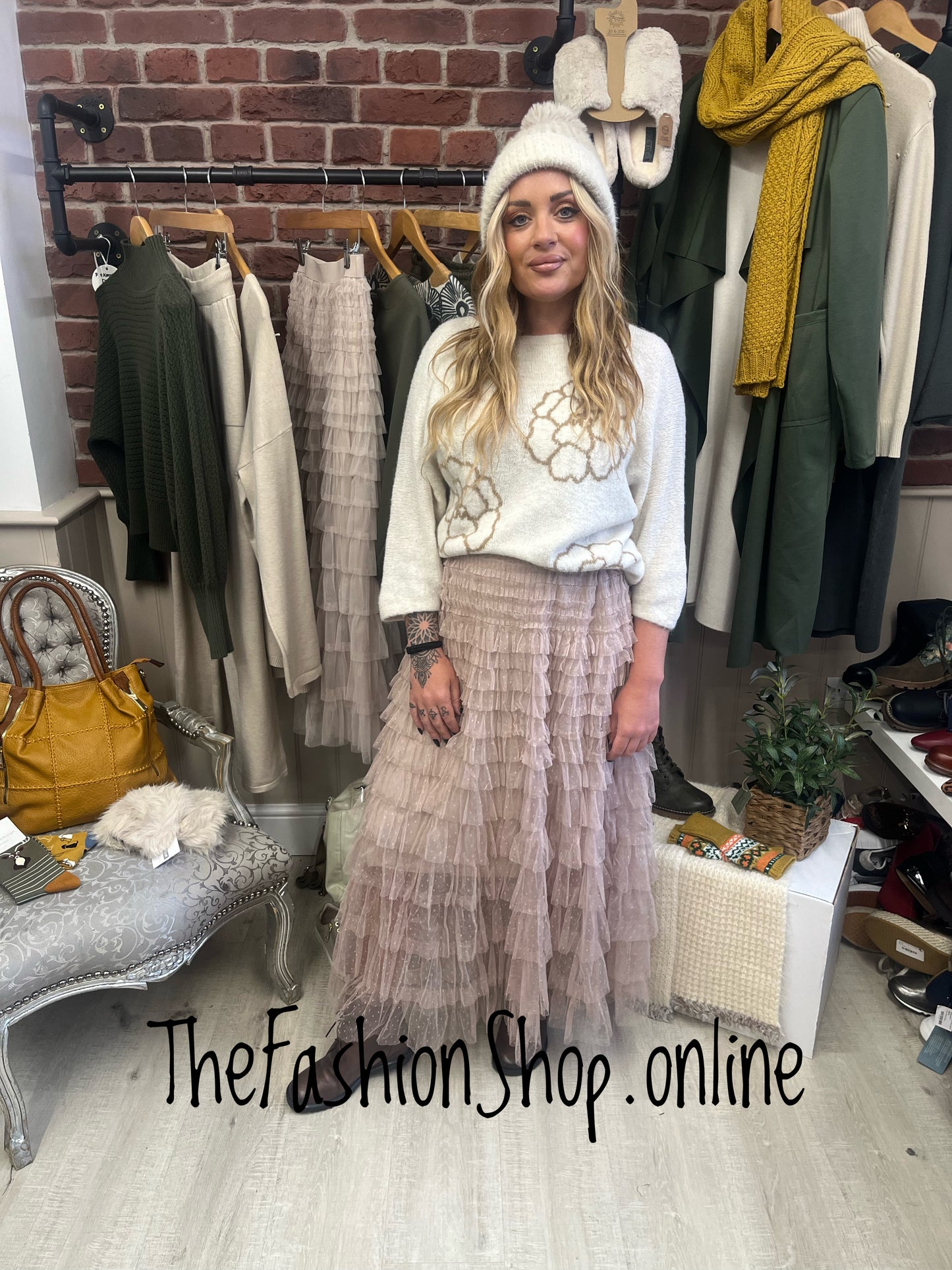 Kara Cream Knit Jumper 12-16