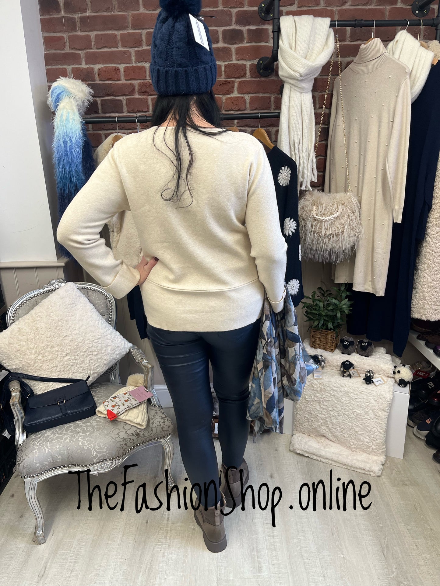 Willow beige soft jumper 10-16