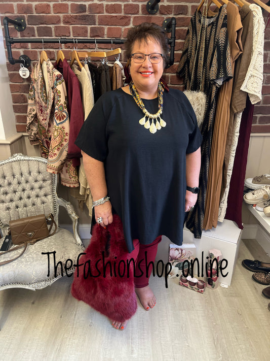 Plus size wine classic magic trousers 18-24