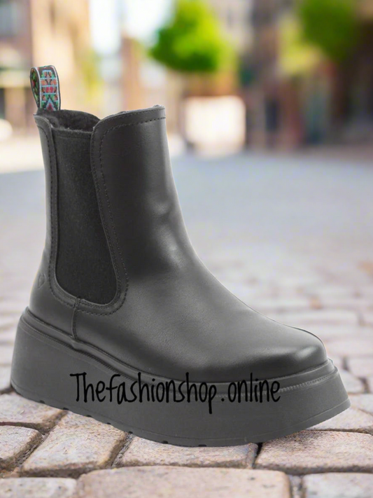 Heavenly Feet Nera Ankle Boot in Black sizes 4-8 (EU37-41)