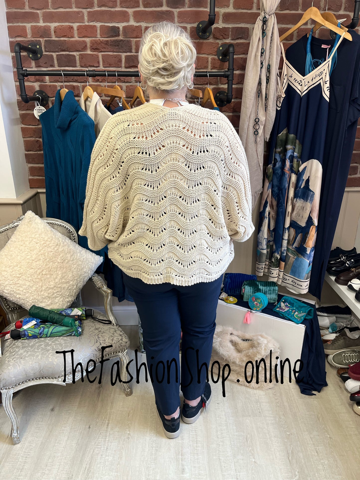 Nala beige edge to edge cardigan 8-20