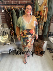 Frida Roses Dress 14-18