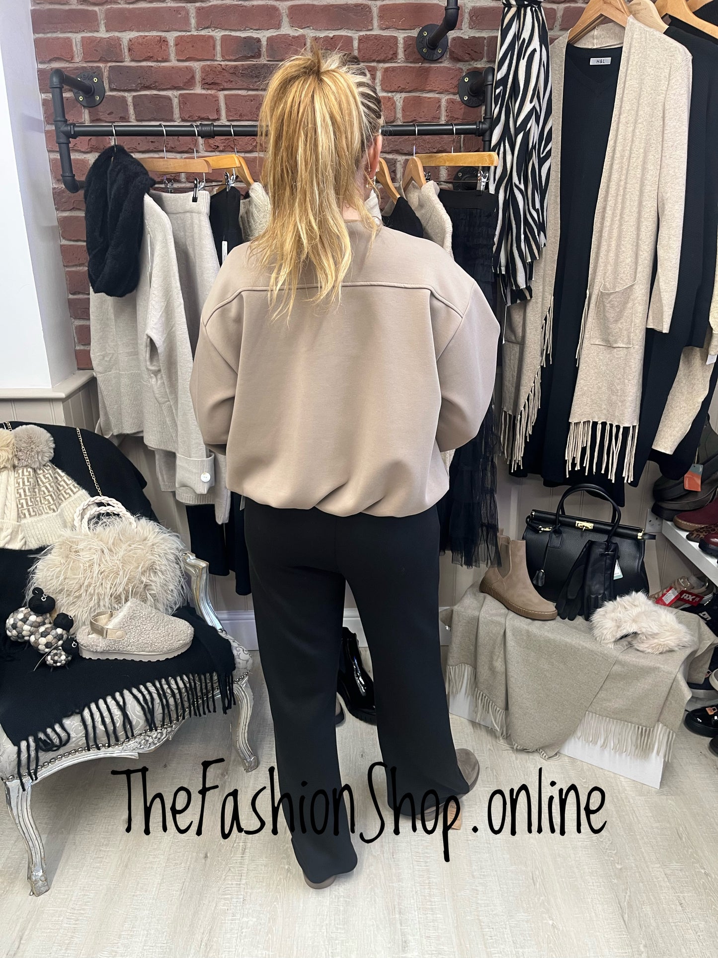 Zena beige jacket 8-14