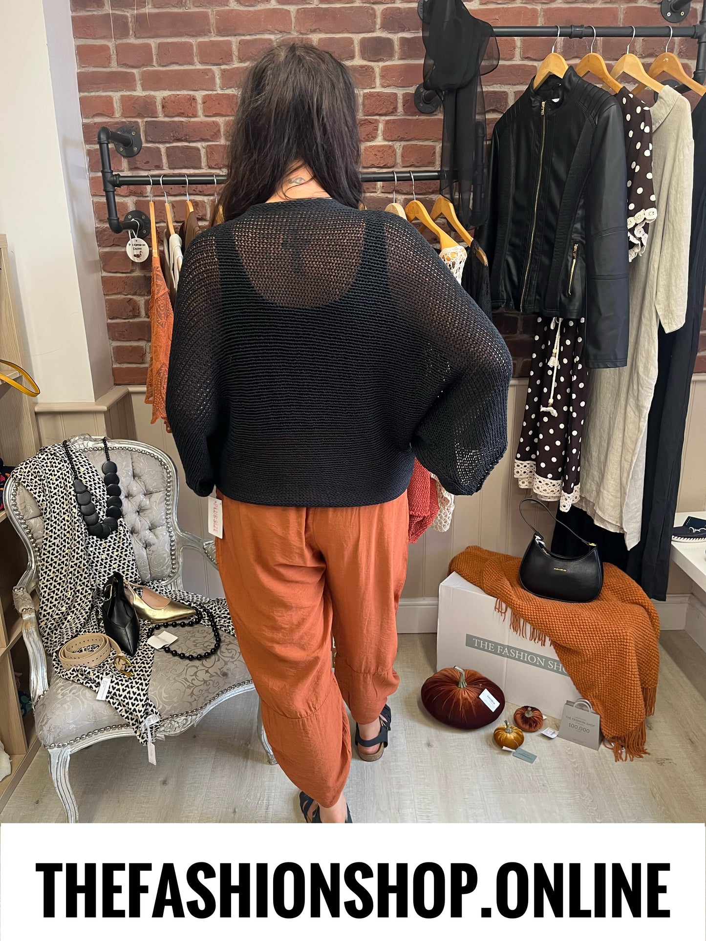 Jessie cinnamon tulip hem trousers 12-20