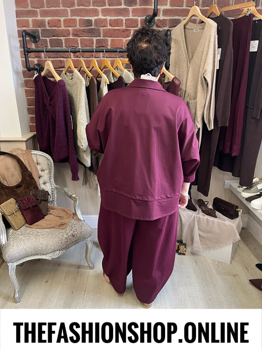 Renee wine jacket 14-20