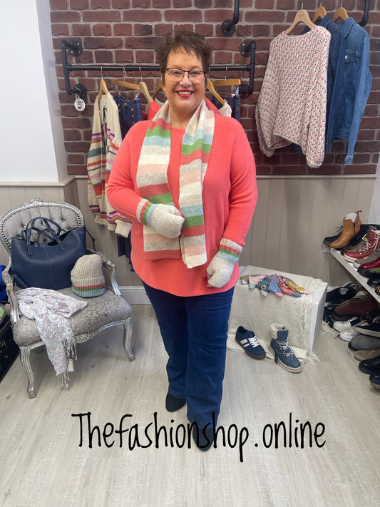 Luna coral wool mix jumper 14-22