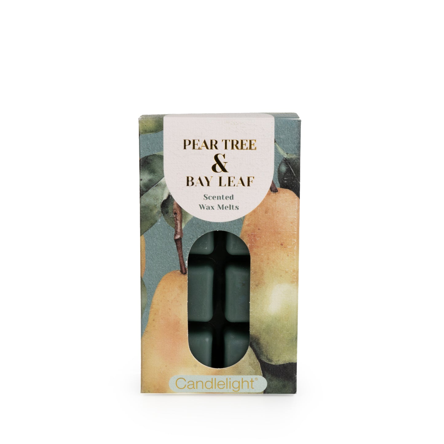 Candlelight Pack of 8 wax Melts Pear Tree and Bay Leaf