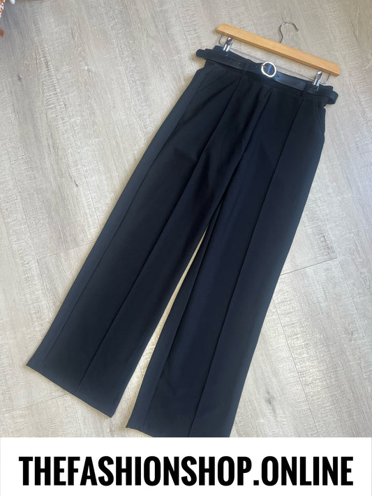 Cameron black wonderful fit straight leg trousers sizes 8-16