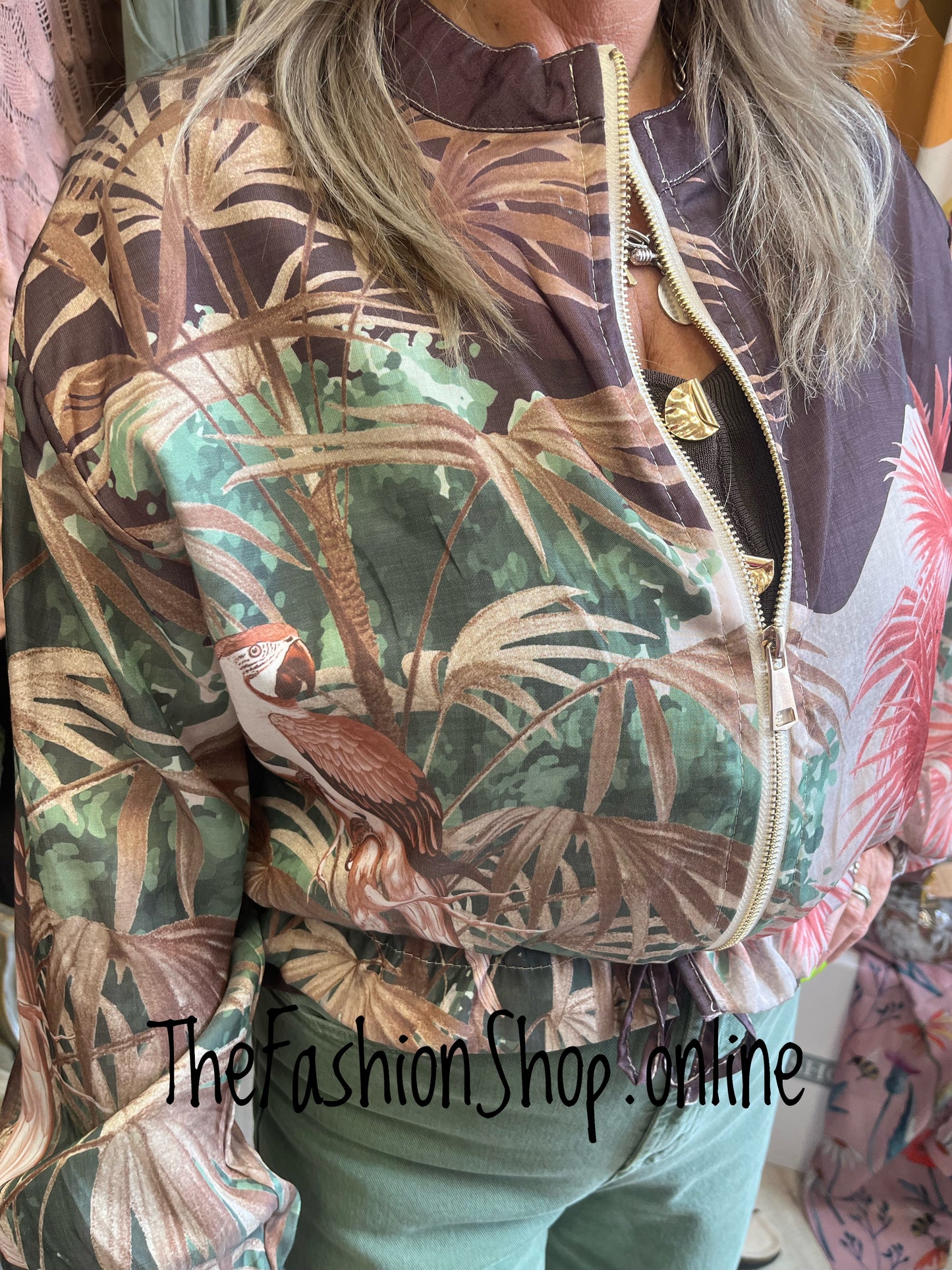 Phoebe exotic lightweight jacket 8-14