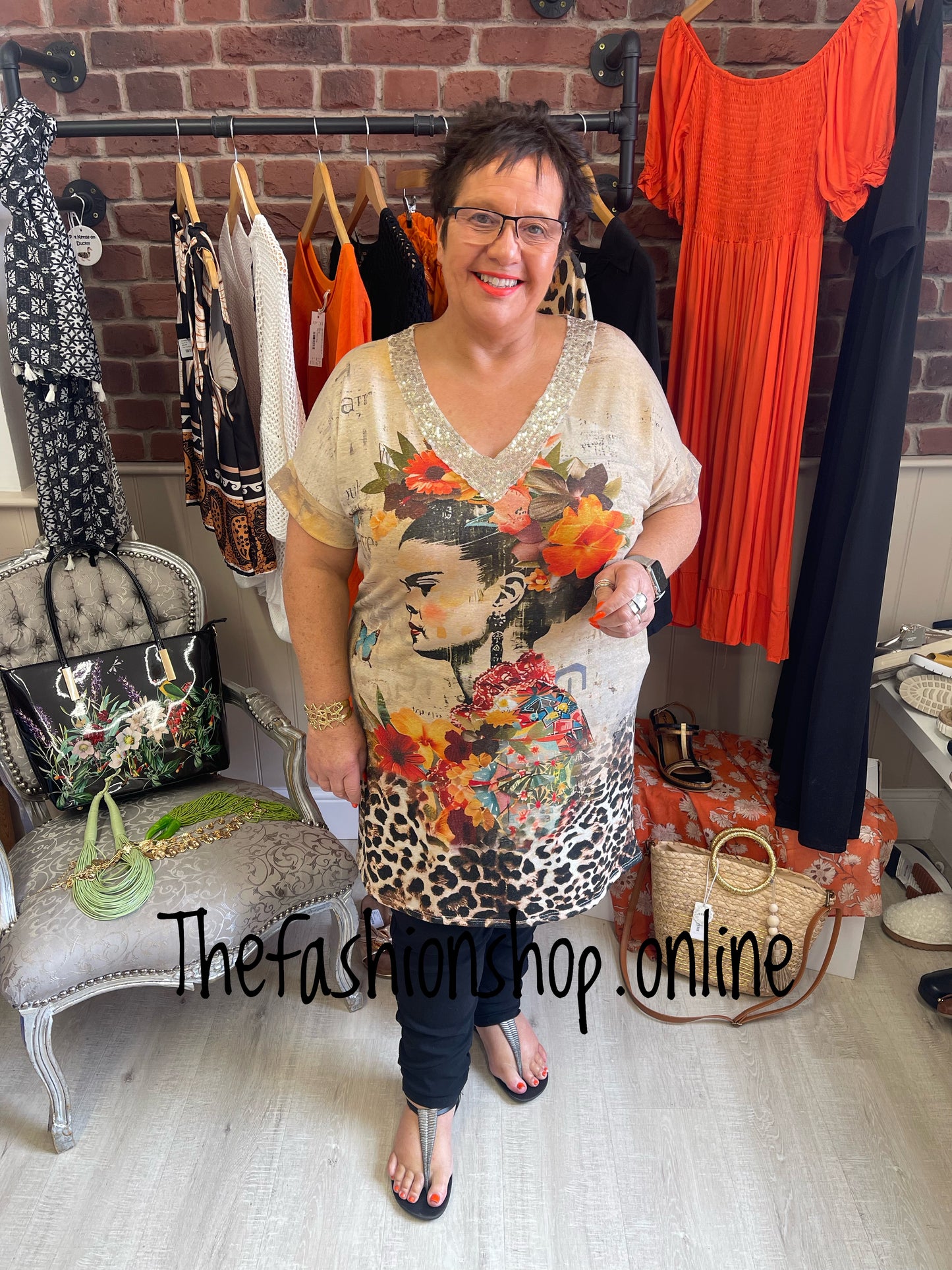 Saskia portrait shimmer tunic dress 12-18