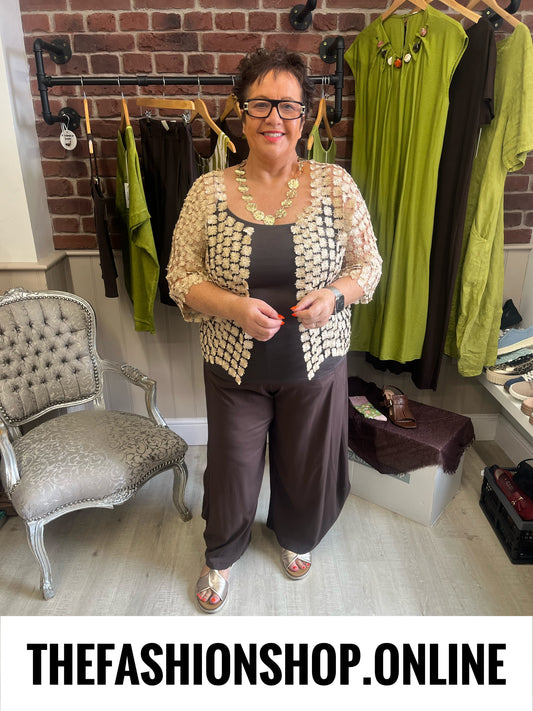 Aurora gold daisy cardigan 10-18