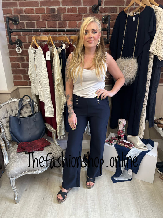 Cameron navy wonderful fit bootcut jeggings sizes 8-18